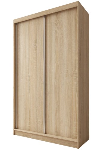 Gładka szafa MG dąb sonoma
