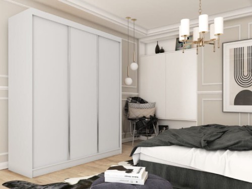 Biała szafa MG 180 cm