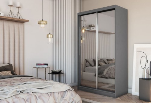 Szafa MD z lustrzaną ścianą frontową