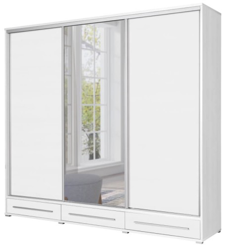 Szafa MH 3 szuflady 1 lustro 255 szeroka