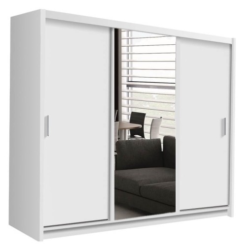 Szafa o prostej formie na mechanizmie przesuwnym MNK