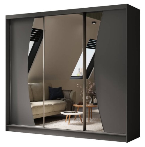 Szafa przesuwna do nowoczesnej sypialni MV