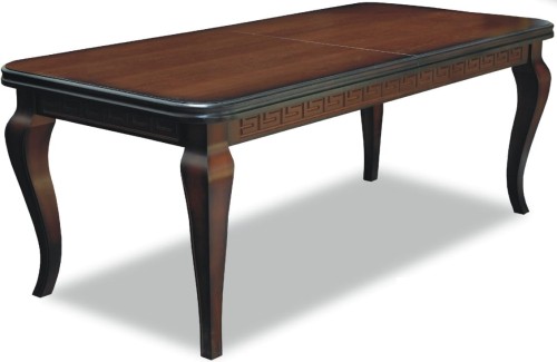 Stylowy stół z charakterystyczną ażurową oskrzynią ZM37