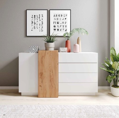 Komoda o nietypowej formie minimalistyczna D3F