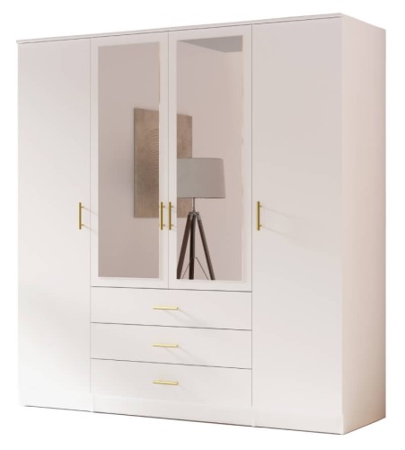 Szafa czterodrzwiowa 200 cm M4 do sypialni