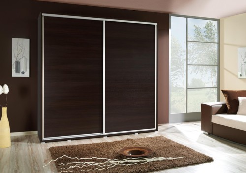 Szafa przesuwna 205 cm wenge P205