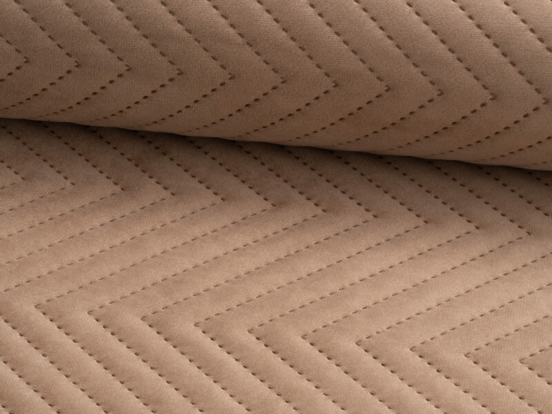 Tkanina wzorzysta Amor Velvet Pik 02 Brown