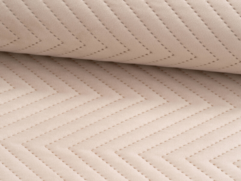 Tkanina wzorzysta Amor Velvet Pik 04 Cream