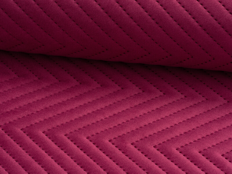 Tkanina wzorzysta Amor Velvet Pik 07 Burgund