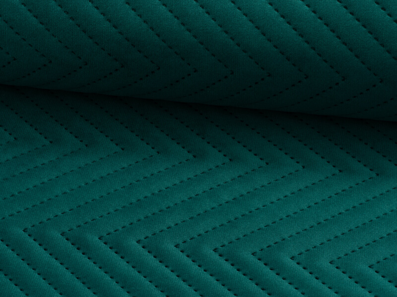 Tkanina wzorzysta Amor Velvet Pik 12 Ocean