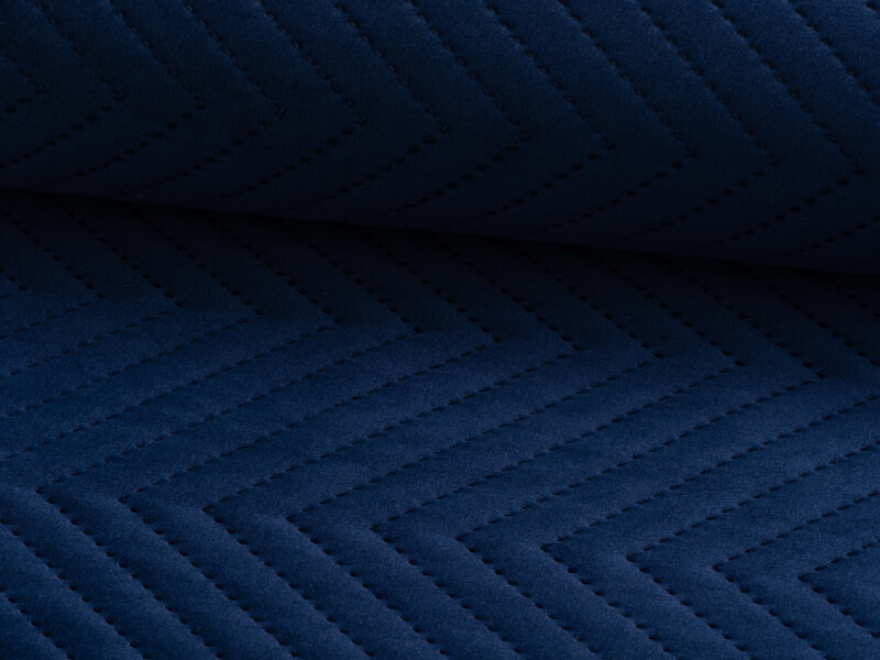 Tkanina wzorzysta Amor Velvet Pik 14 Royal Blue