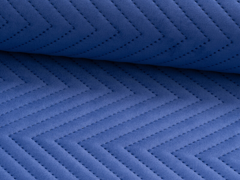 Tkanina wzorzysta Amor Velvet Pik 15 Orient Blue