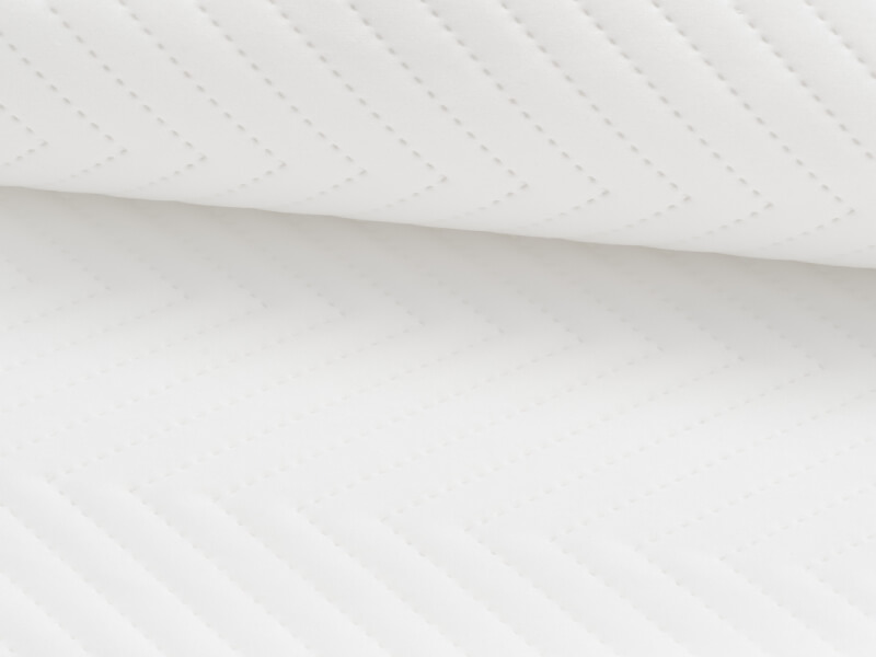 Tkanina wzorzysta Amor Velvet Pik 17 White