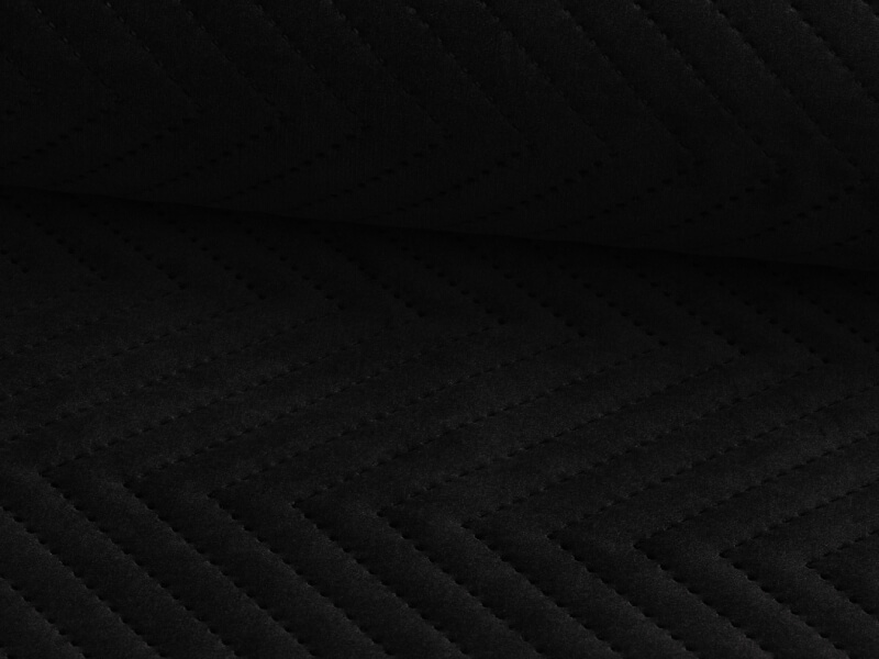 Tkanina wzorzysta Amor Velvet Pik 22 Black