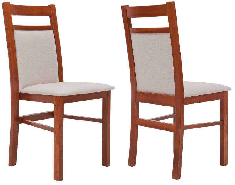 Krzesło przystosowane do sztaplowania, tapicerowane bez podłokietników - jabłoń