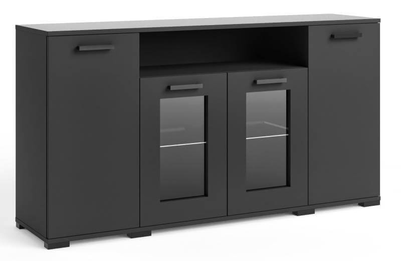 Komoda 160 cm czarna